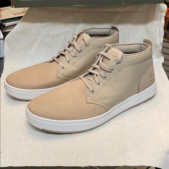 men's davis square leather collar chukka shoes